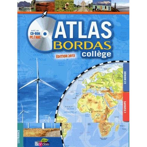 Atlas Bordas Collège - (1 Cd-Rom)