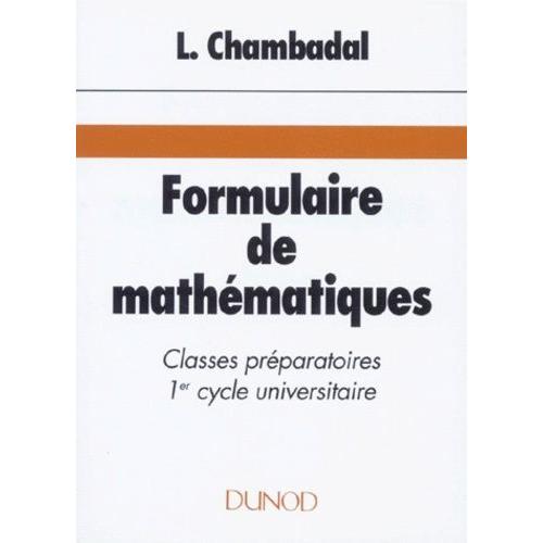 Formulaire De Mathematiques