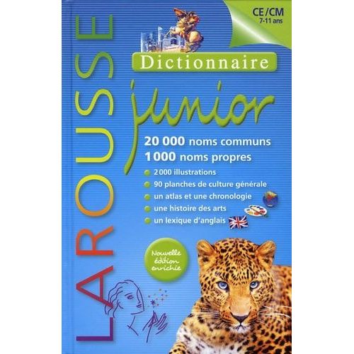 Dictionnaire Junior - Ce/Cm 7-11 Ans
