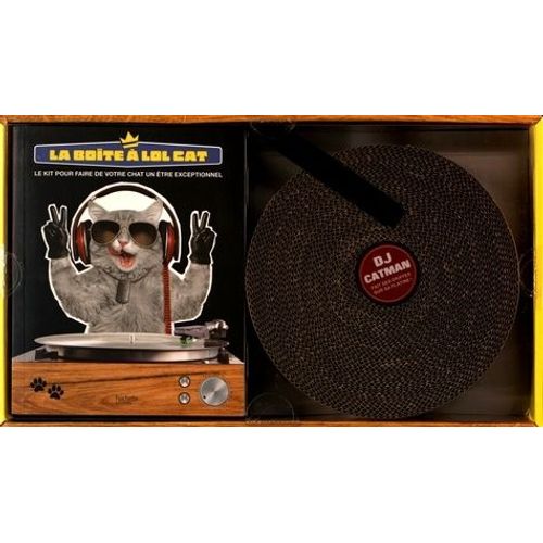 La Boîte À Lol Cat - Contient : 1 Livre De Projets Et 1 Griffoir En Platine Dj