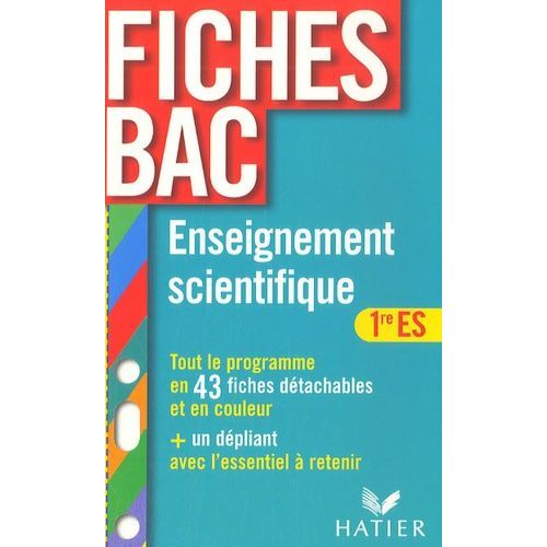 Enseignement Scientifique 1e Es