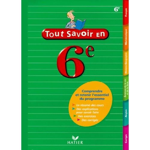 Tout Savoir En 6e