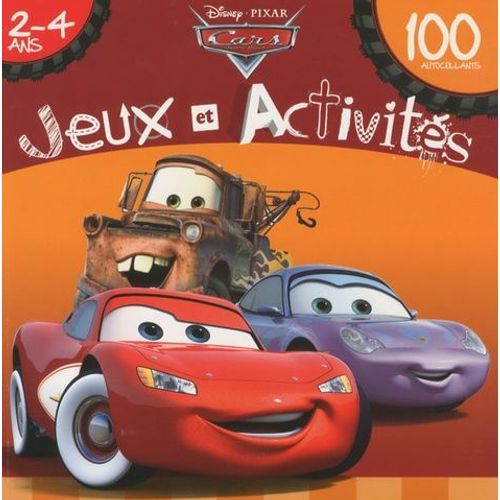 Jeux Et Activités Cars Quatre Roues - 2-4 Ans