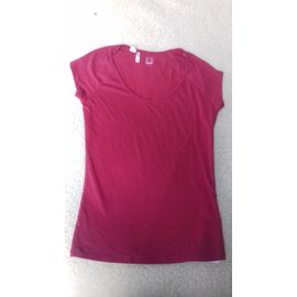Tee Shirt Rouge Decathlon Slim Taille S
