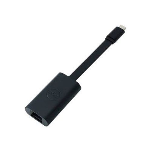 Dell - Adaptateur réseau - USB-C - Gigabit Ethernet - noir - avec 1 Year Basic Hardware Warranty Repair