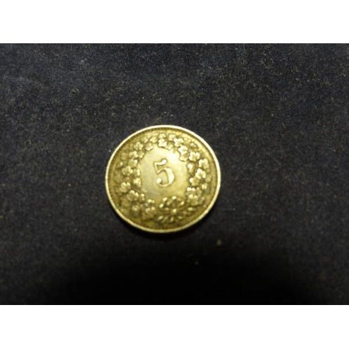 Suisse 5 Rappen 1929 B