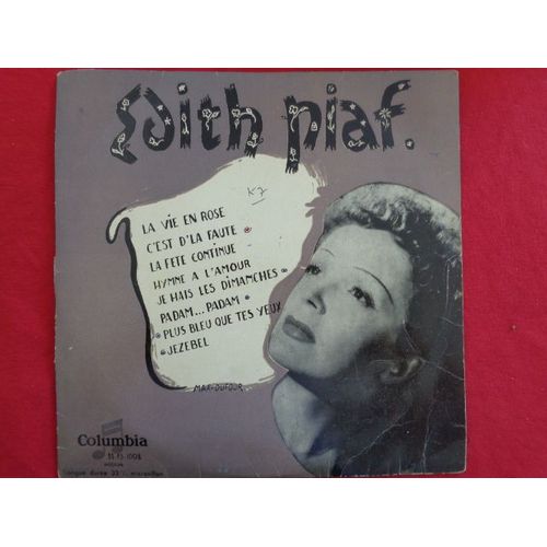 Edith Piaf (Columbia 33 Fs 1008)
