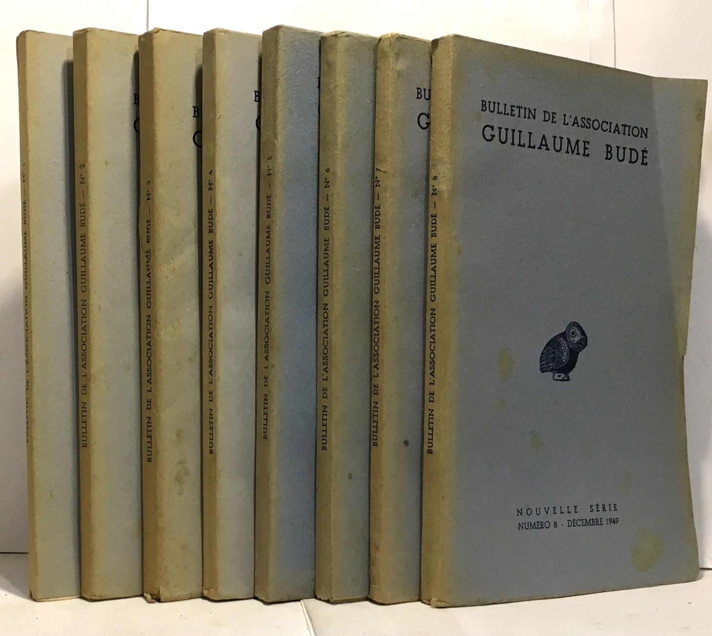 Bulletin De L'association Guillaume Budé -Nouvelle Série Numéro 1 À 8 De Juillet 1946 À Décembre 1949