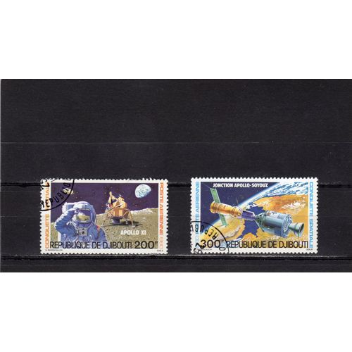 Timbres De Poste Aérienne De Djibouti (Conquêtes Spatiales)