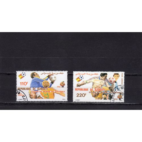 Timbres De Poste Aérienne De Djibouti (Coupe Du Monde De Football Espana 82)