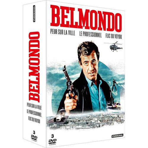 Belmondo - Coffret : Peur Sur La Ville + Le Professionnel + Flic Ou Voyou - Pack