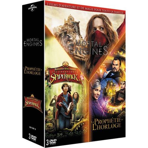 Mortal Engines + La Prophétie De L'horloge + Les Chroniques De Spiderwick - Pack