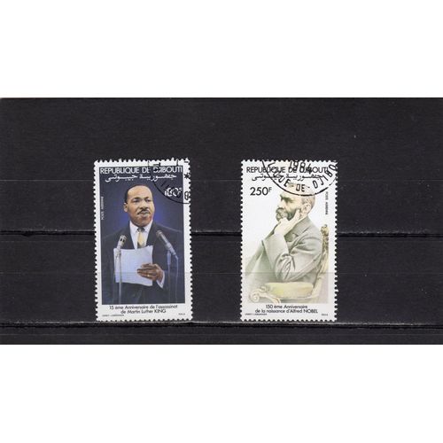 Timbres De Poste Aérienne De Djibouti (Célébrités)