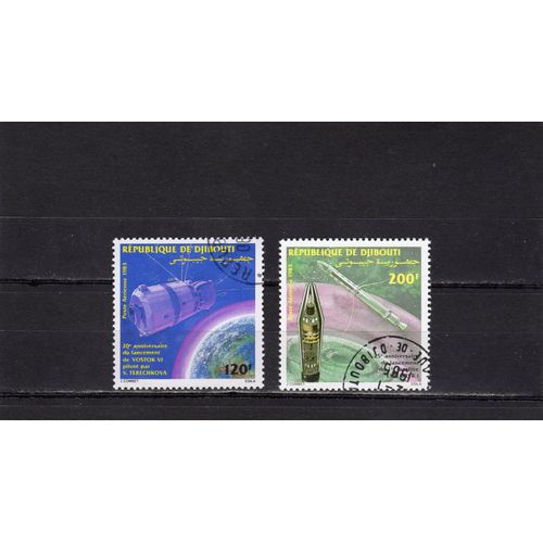 Timbres De Poste Aérienne De Djibouti (Conquêtes Spatiales)