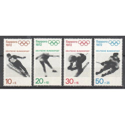 Allemagne Fédérale N° 544a À 547a Neufs ** - Jeux Olympique Sapporo 1972