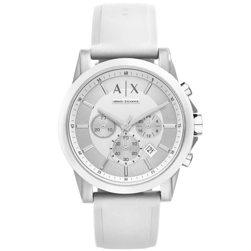 Montre Armani Exchange En Silicone Blanc