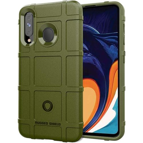 Coque Pour Samsung Galaxy A60 Coque De Protection En Matériau De Fibre De Carbone Protection Complète Coque De Protection Antidérapante Et Anti Empreinte Digitale Coque Pour Samsung Galaxy A60