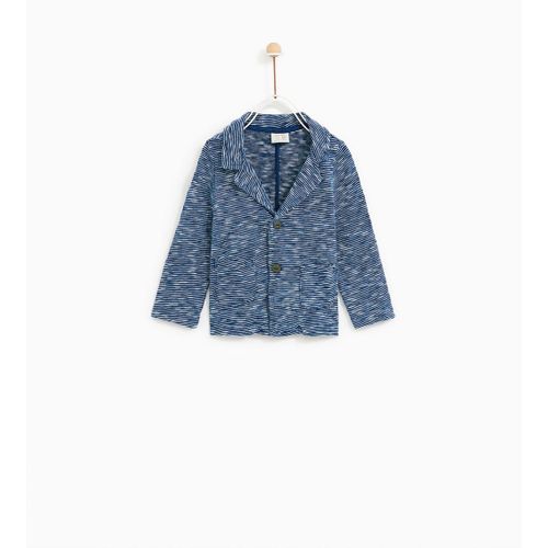 Blazer En Maille À Rayures (Zara)