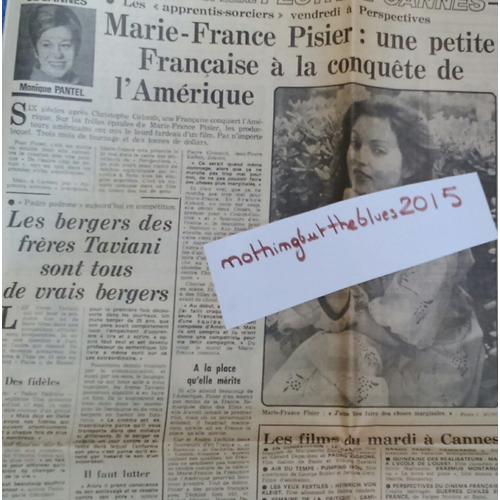 France Soir Coupure Marie France Pisier