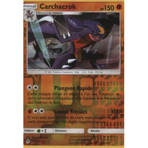 Carte Pokemon Fr Carchacrok Reverse Pv150,, 62/131 - Lumiere Interdite