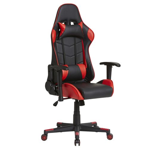 Fauteuil De Bureau Fauteuil Gaming Rouge Et Noir Racer Professionel