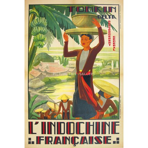 Affiche L'indochine Française