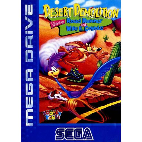 Desert Demolition Starring Road Runner And Wile-E. Coyote Megadrive
