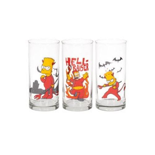 Simpsons Pack 3 Verres Hell-Raiser