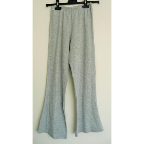 Pantalon De Pyjama. Bas De Pyjama. Gris. Sismix. Coton. Viscose. Taille 11 / 12 Ans. 150 Cm