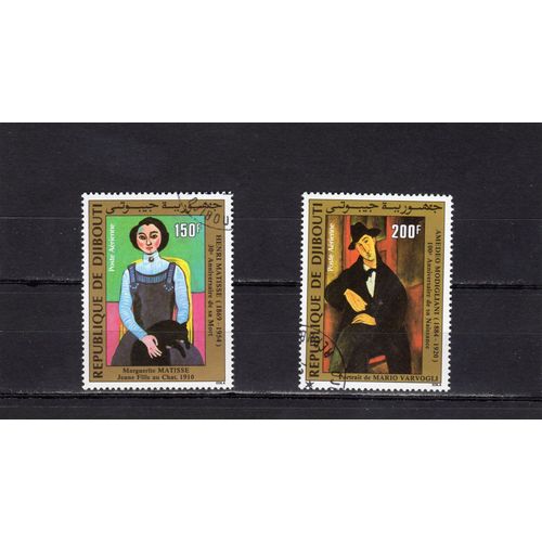 Timbres De Poste Aérienne De Djibouti (Maîtres De La Peinture)