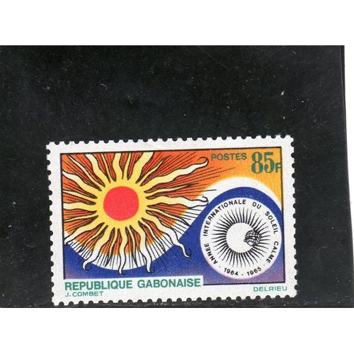 Timbre-Poste Du Gabon (Année Internationale Du Soleil Calme)