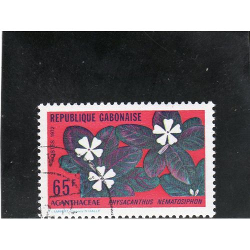 Timbre-Poste Du Gabon (Fleur)