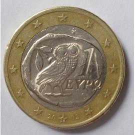 Eypo hibou pièce de 1 euro tres rare de collection avec la lettre