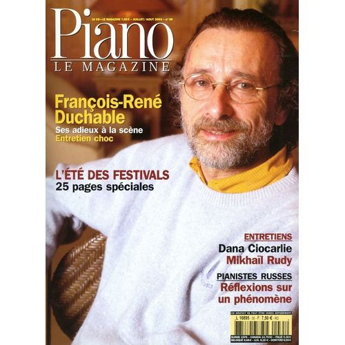 Piano Magazine N°35 François-René Duchable Mikhaïl Rudy + Cd