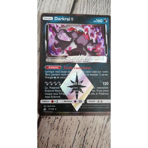 Carte Pokémon Darkrai Gx 77 /156