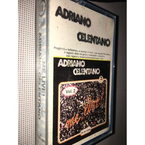 Me Live Adriano Celentano Cassette Audio