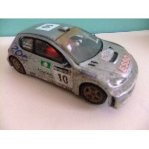 Scalextric Peugeot 206 Wrc Efecto Barro N 10 Luneta Trasera Rota-Scalextric