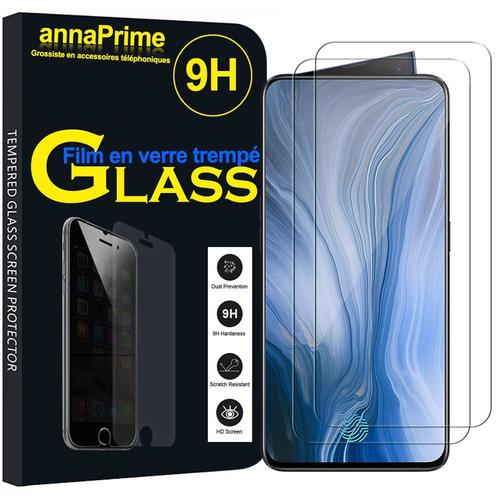 Lot / Pack De 2 Films Verre Trempé Pour Oppo Reno (2019) 6.4" Protection D'écran