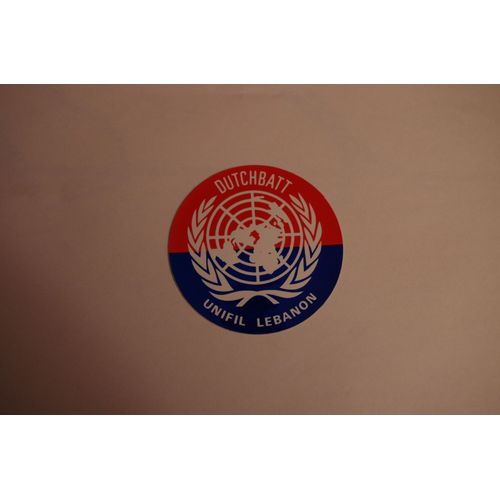 Insigne Auto Collant Unifil Deutch Batt