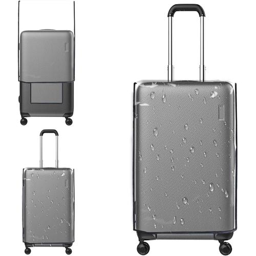 Housse de Valise Transparente Protection: Housse de Protection ¿¿tanche pour Valise de Voyage, Housse de Valise en PVC 28 Pouces - Housse de Valise Transparente Protection Anti-Rayures Lavable