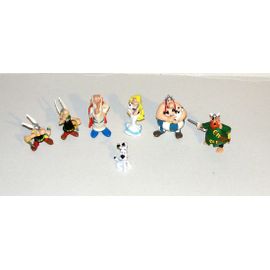 Asterix Et Obelix Lot 7 Figurines Plastoy Vintage