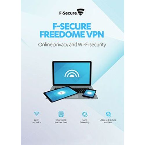 F-Secure Freedome Vpn - 1 An - 5 Postes - Logiciel En Téléchargement - Pc-Mac