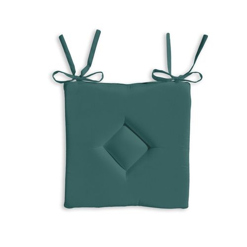 Galette De Chaise Classy - 40 X 40 Cm - Vert Émeraude