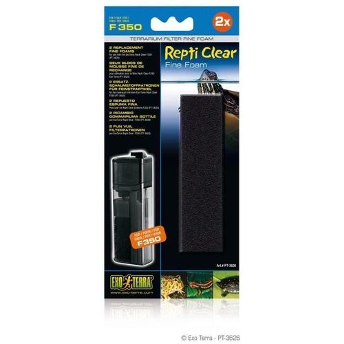 Exo-Terra Mousse Fine Filtre De Rechange - Pour Repti Clear F 350