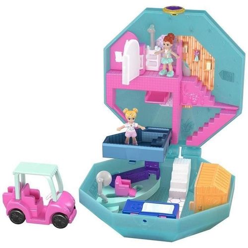 Polly Pocket - Journee Au Spa - Coffret Incluant 2 Mini-Figurines 2.5 Cm Et 5 Surprises