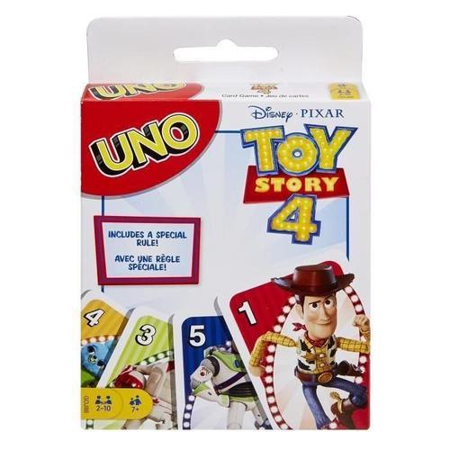 Uno - Toy Story 4 - Jeu De Cartes Famille Aux Couleurs Du Film Disney Pixar - De 2 A 4 Joueurs - 7 Ans Et +