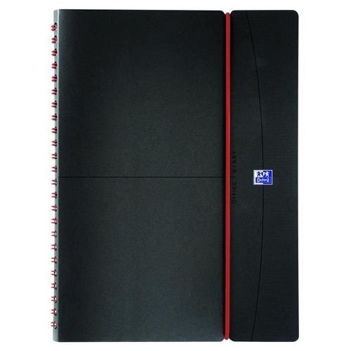Oxford Agenda 100738172 - A4 - 1 Semaine Sur 2 Pages - Couverture Polypro A Reflets Metallises - 128p - Couleur Gris