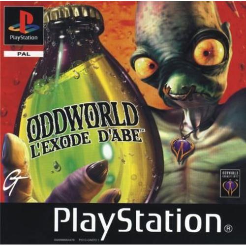 Lot - Oddworld - Odd World - L'exode D'abe - Sur Ps1 - Playstation 1 + 1 Jeu Pc Neuf (Voir Photos)