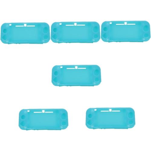 6 Pièces Cas De Commutateur Ergonomique Light Accessoires Gamer Game Cube Station D¿Accueil Console De Jeux Un Corps Manette Couvrir Étui De Protection Lite Poignée Gel De Silice