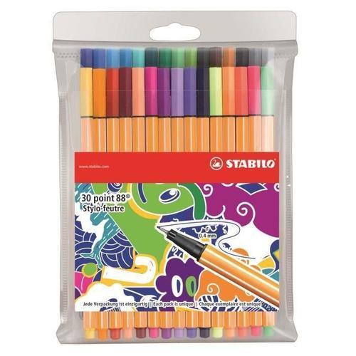 Stabilo 30 Stylos-Feutres Individual Just Like You - Point 88